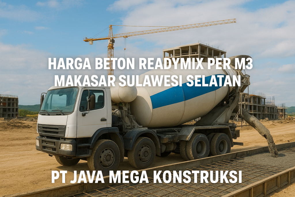 Harga Beton Readymix Per M3 Makasar Sulawesi Selatan