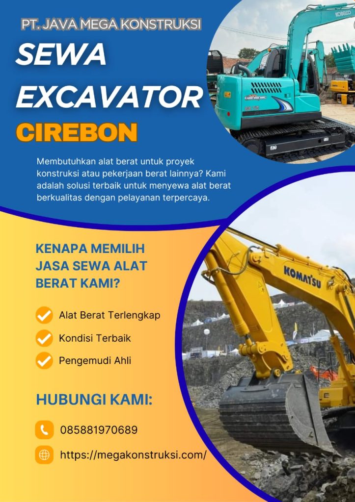 Sewa Excvator Cirebon Harga Terjangkau