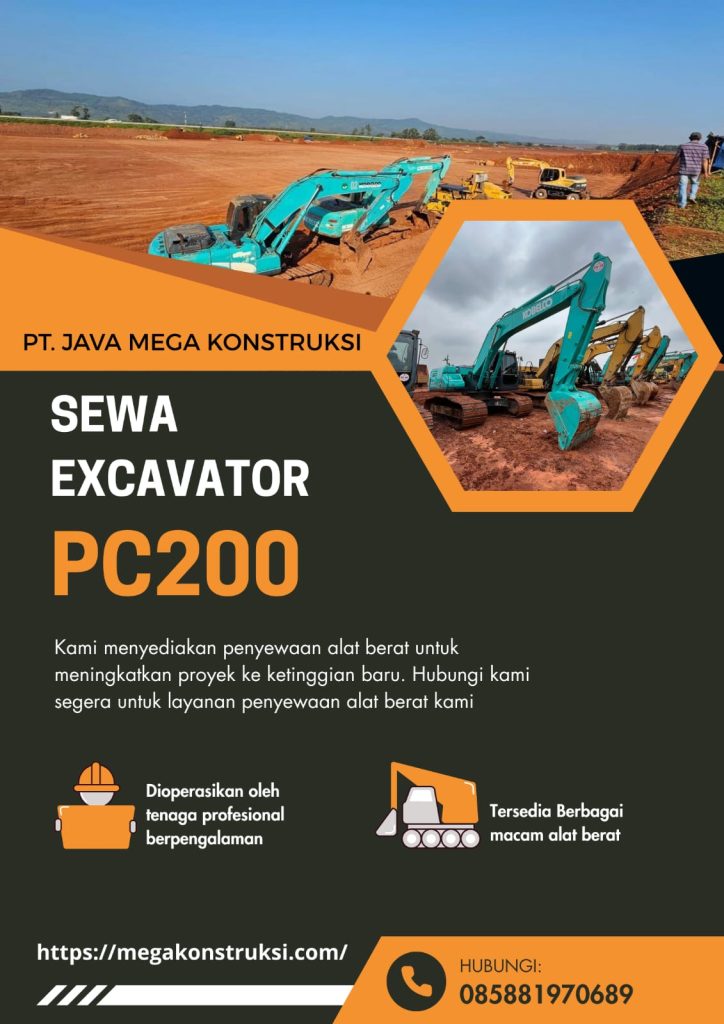 Rental Alat Berat PC100 & PC200 Harga Sewa Excavator
