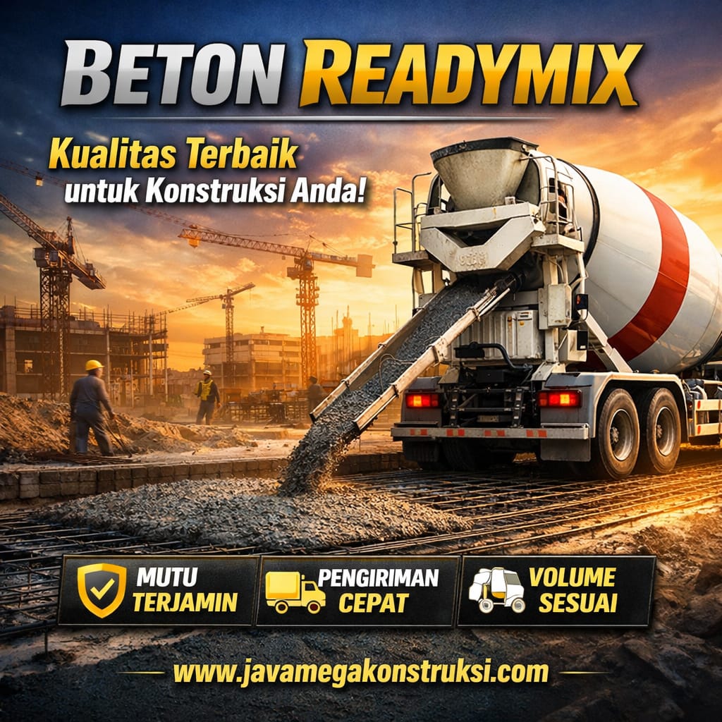 Harga Beton Cor Readymix Tasikmalaya Terbaru 2026