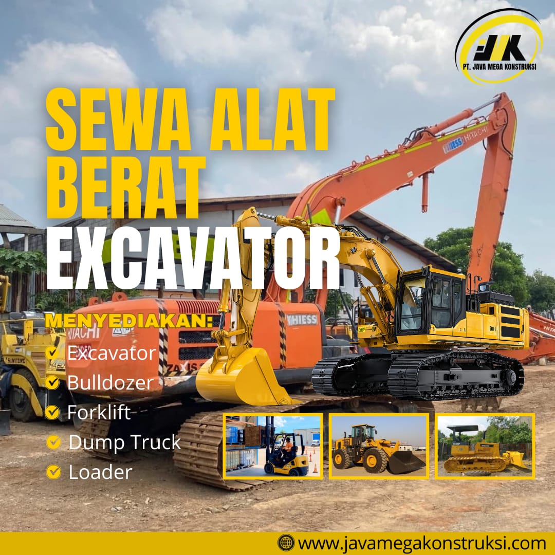 Harga Sewa Excavator Per Jam 2026 Lampung Timur